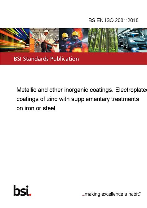 Metallic and other inorganic coatings — Electroplated 